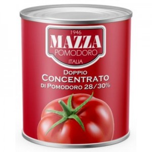 Pasta pomidorų 28/30 brixų MAZZA, 800 g